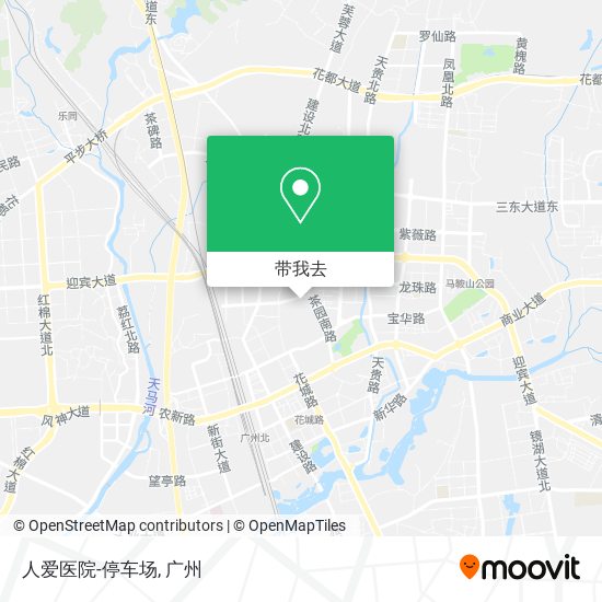 人爱医院-停车场地图