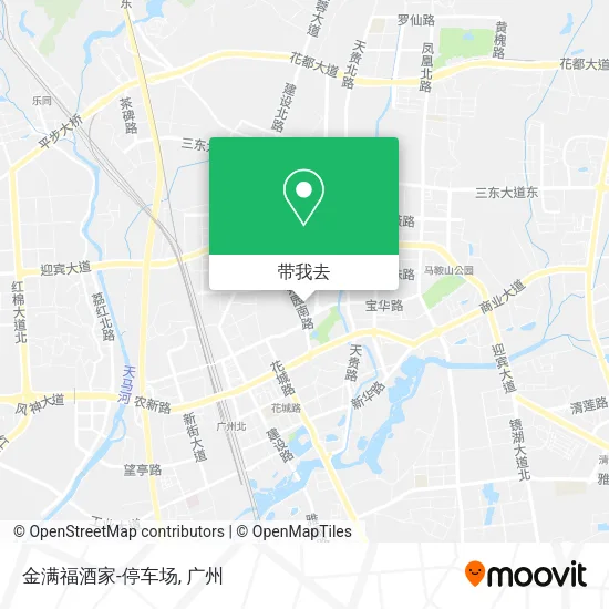 金满福酒家-停车场地图