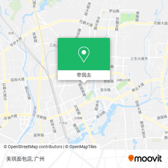 美琪面包店地图