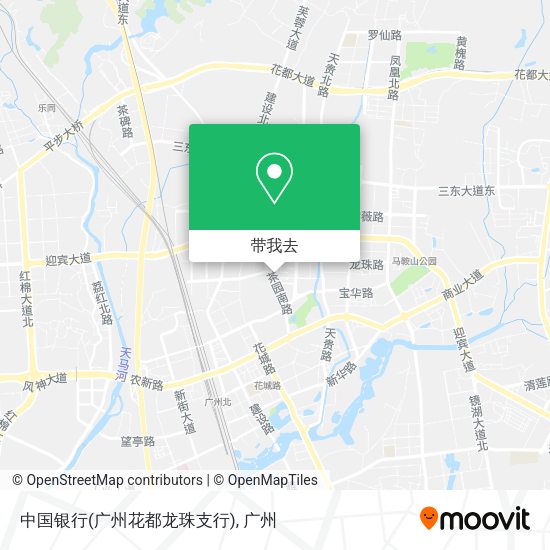 中国银行(广州花都龙珠支行)地图