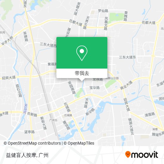 益健盲人按摩地图