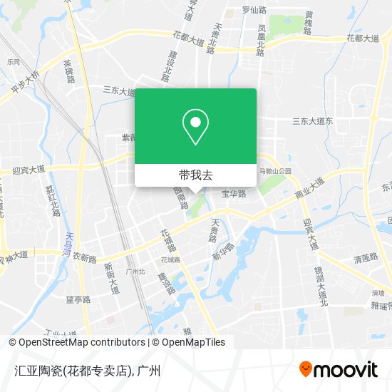 汇亚陶瓷(花都专卖店)地图