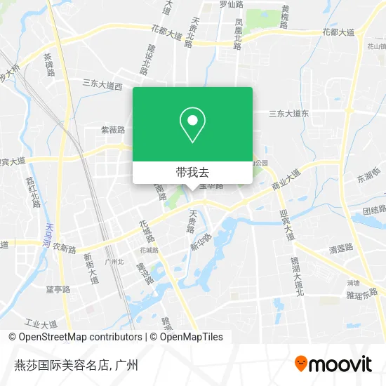 燕莎国际美容名店地图