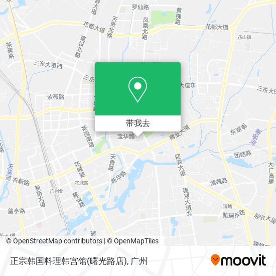 正宗韩国料理韩宫馆(曙光路店)地图