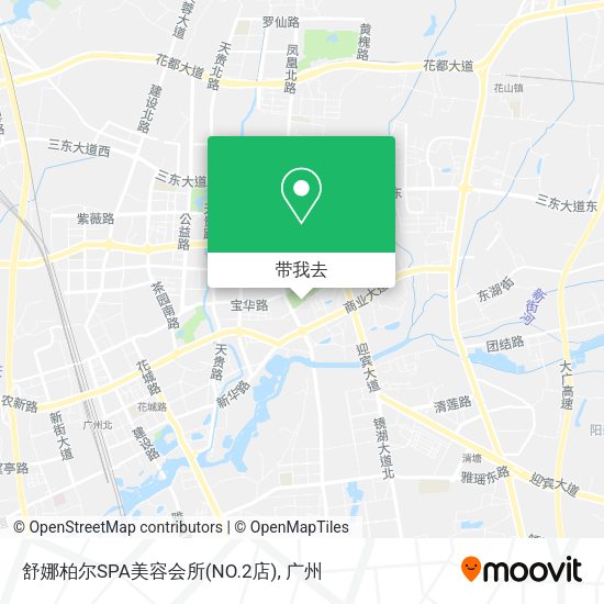 舒娜柏尔SPA美容会所(NO.2店)地图