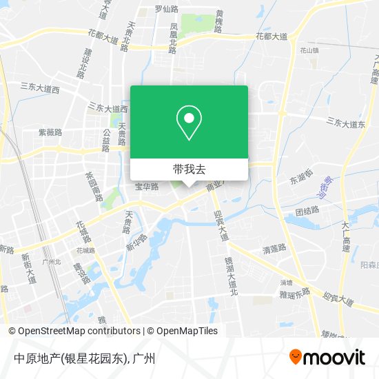 中原地产(银星花园东)地图