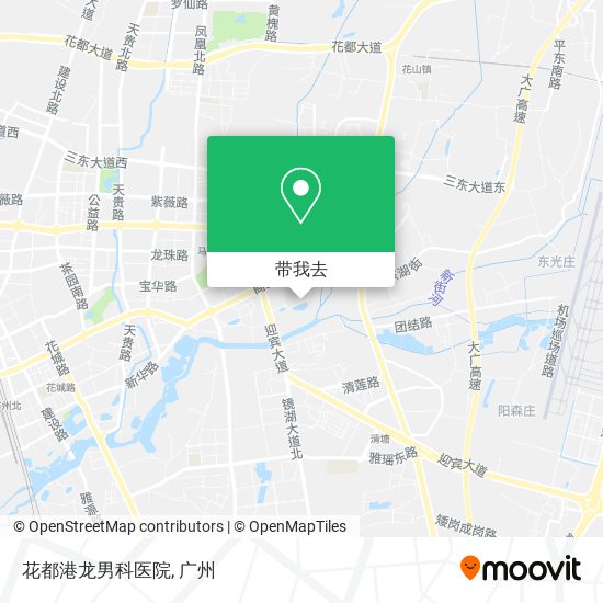 花都港龙男科医院地图