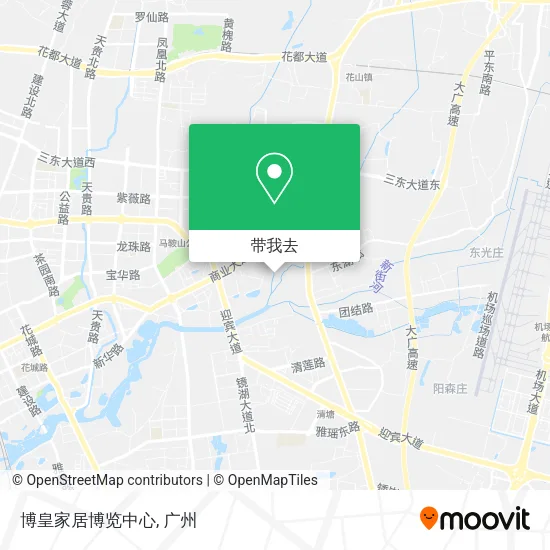 博皇家居博览中心地图