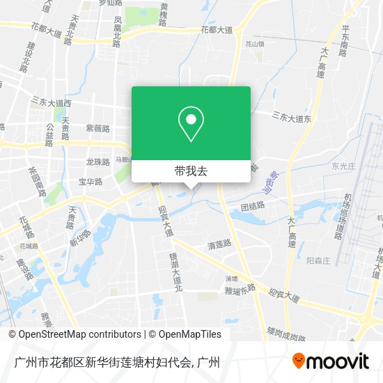 广州市花都区新华街莲塘村妇代会地图