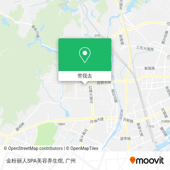 金粉丽人SPA美容养生馆地图
