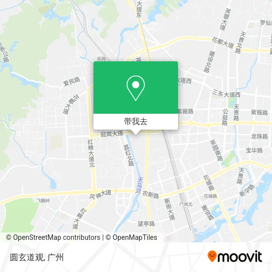 圆玄道观地图
