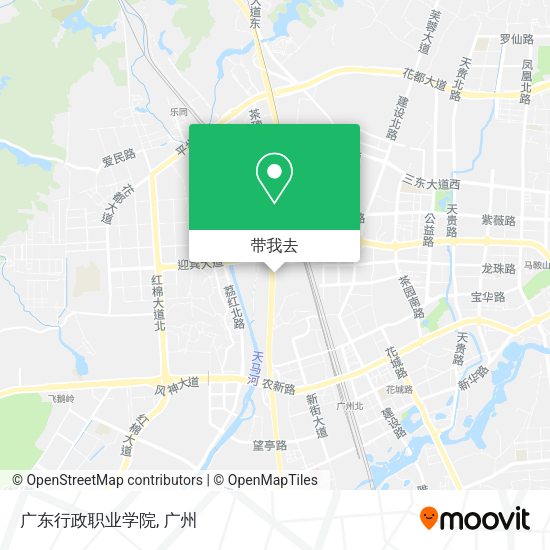 广东行政职业学院地图