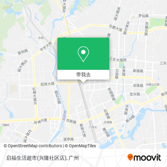 启福生活超市(兴隆社区店)地图