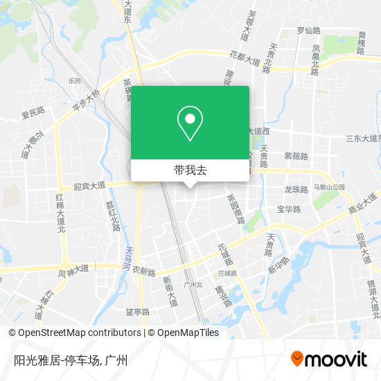 阳光雅居-停车场地图
