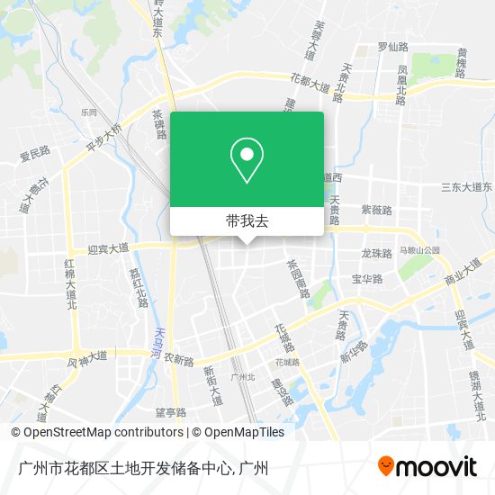 广州市花都区土地开发储备中心地图