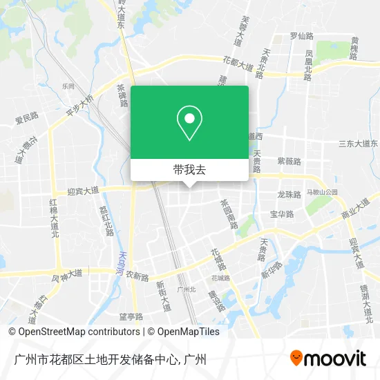 广州市花都区土地开发储备中心地图