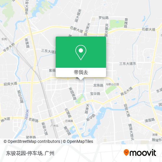东骏花园-停车场地图