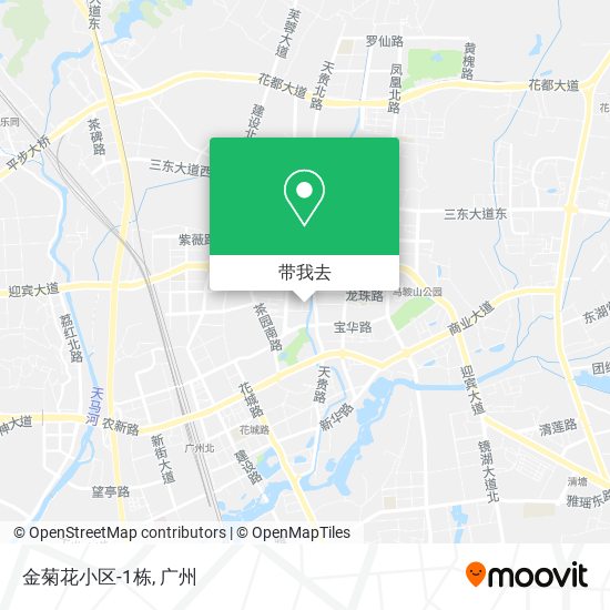 金菊花小区-1栋地图
