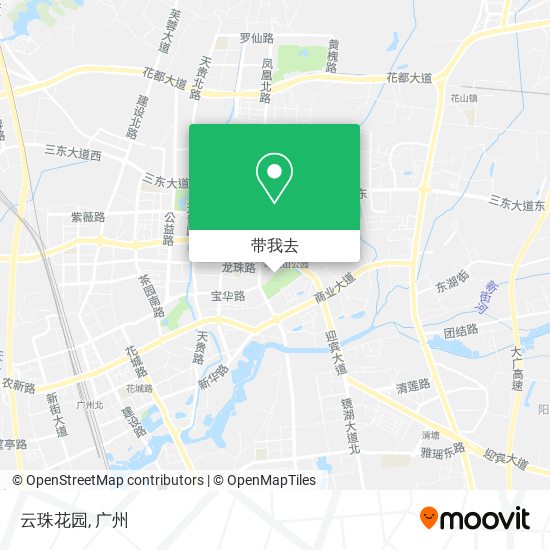 云珠花园地图