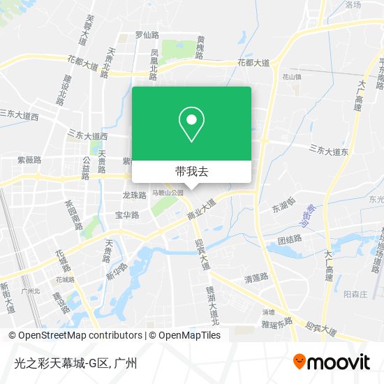 光之彩天幕城-G区地图