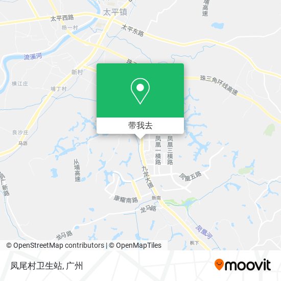 凤尾村卫生站地图