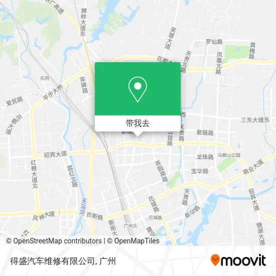 得盛汽车维修有限公司地图