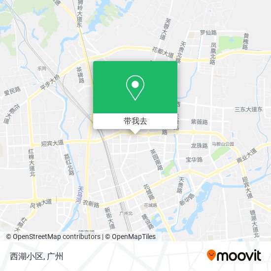 西湖小区地图