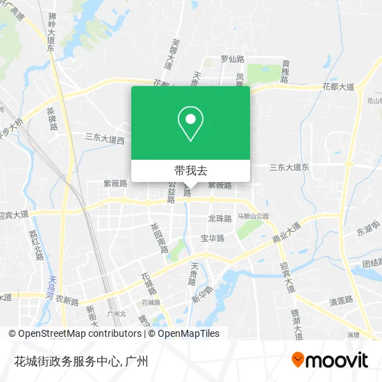 花城街政务服务中心地图