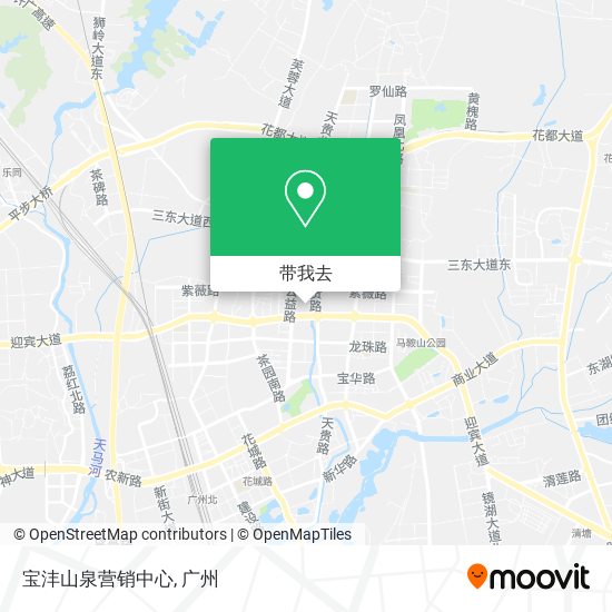 宝沣山泉营销中心地图