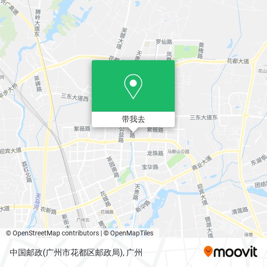 中国邮政(广州市花都区邮政局)地图