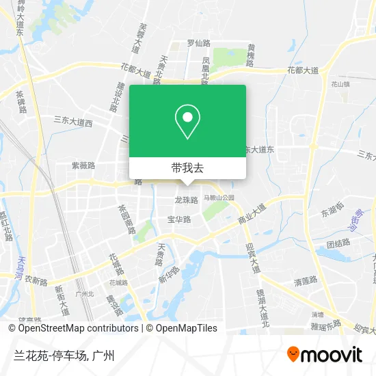 兰花苑-停车场地图