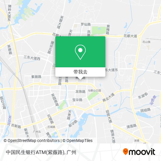 中国民生银行ATM(紫薇路)地图