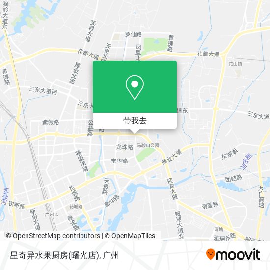 星奇异水果厨房(曙光店)地图