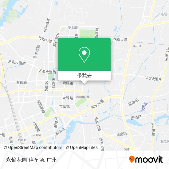 永愉花园-停车场地图