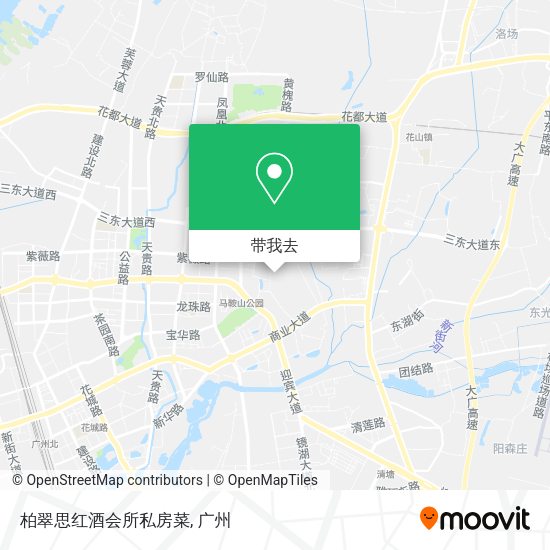 柏翠思红酒会所私房菜地图