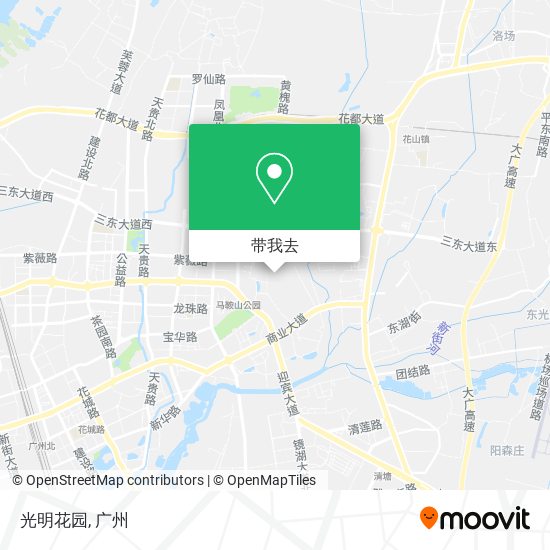 光明花园地图