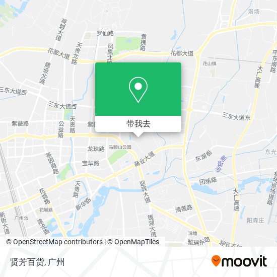 贤芳百货地图