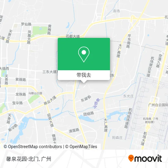 馨泉花园-北门地图