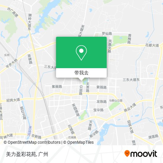 美力盈彩花苑地图