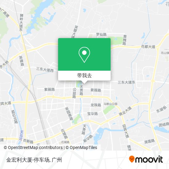 金宏利大厦-停车场地图