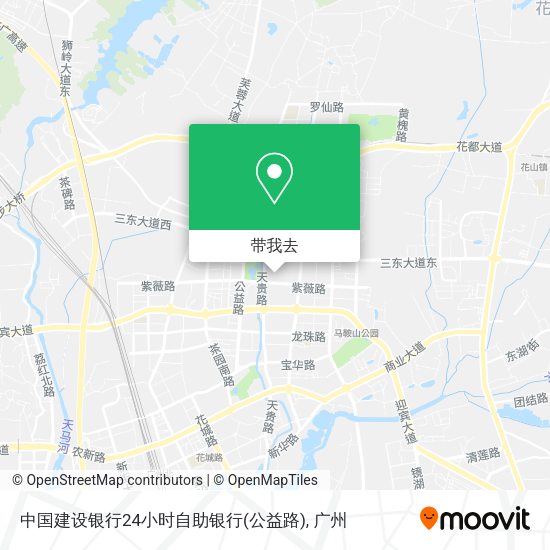 中国建设银行24小时自助银行(公益路)地图