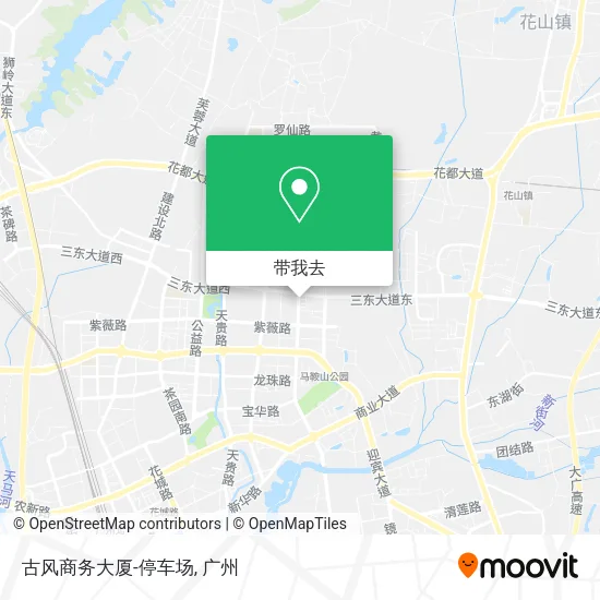 古风商务大厦-停车场地图