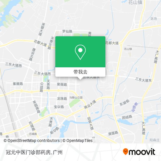 冠元中医门诊部药房地图