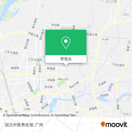 冠元中医养生馆地图
