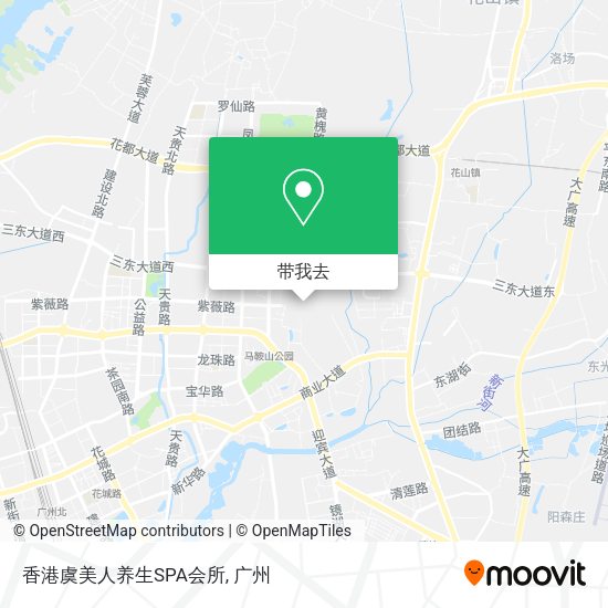 香港虞美人养生SPA会所地图