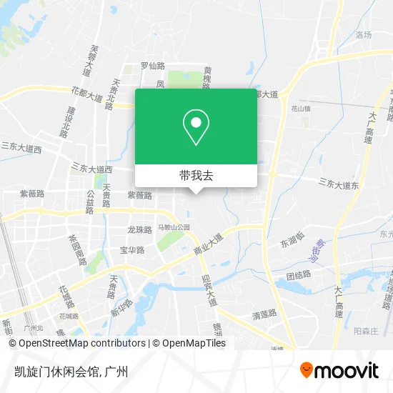 凯旋门休闲会馆地图