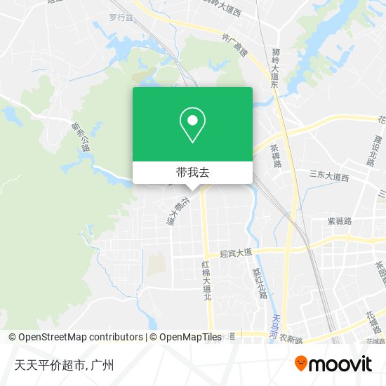 天天平价超市地图