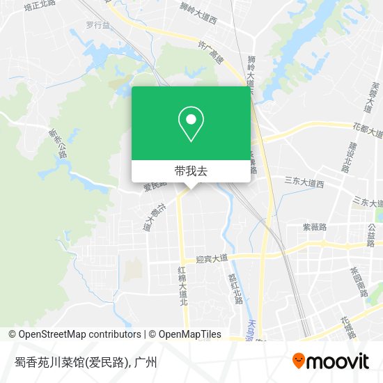 蜀香苑川菜馆(爱民路)地图