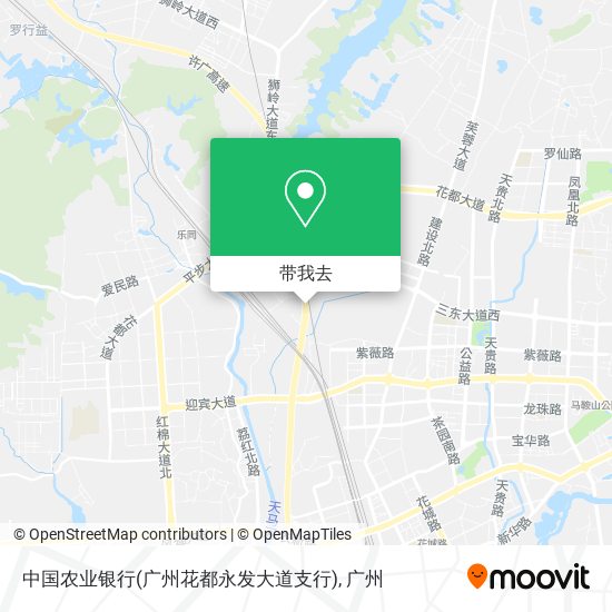 中国农业银行(广州花都永发大道支行)地图