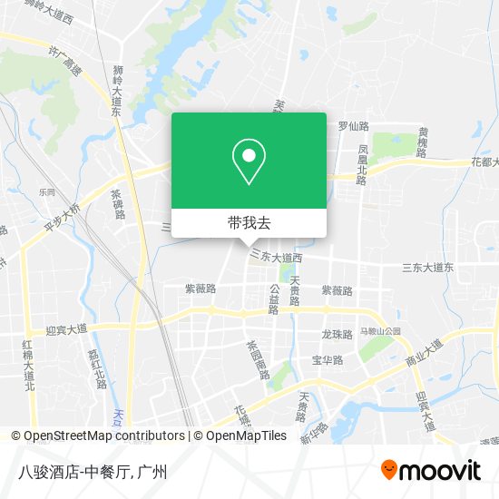 八骏酒店-中餐厅地图